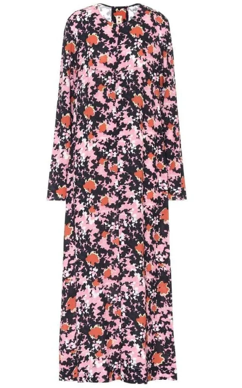 Versatile Wear Abstract Camouflage Print Dress