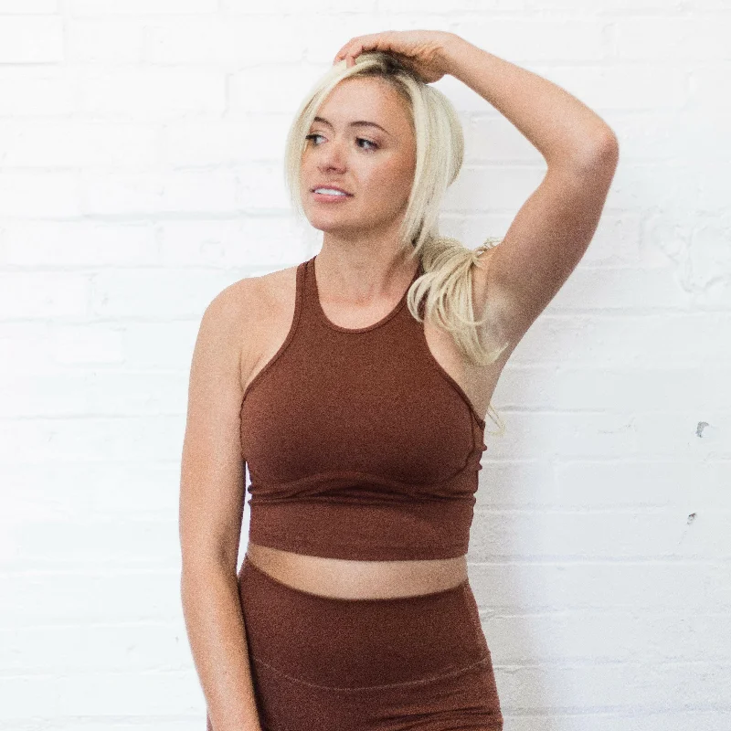 Comfortable Looks Aspire II Tank Top - Espresso