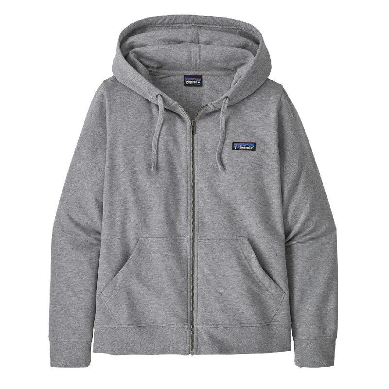 Relaxed Wear Patagonia Womens Ahnya Full-zip Fleece Hoody Salt Grey Heather