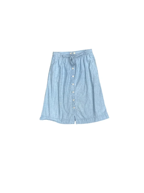 Casual Wear Skirt Maxi By Madewell In Blue, Size: 14