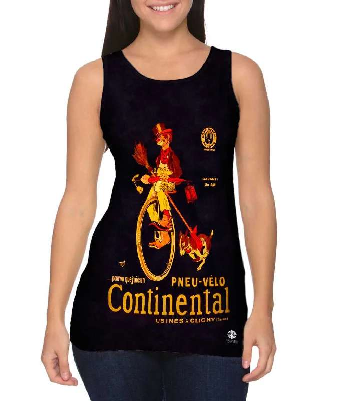 Breezy Style "If Only I Had A Continental Bicycle Tire Advertising Poster"