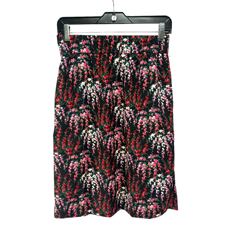 Relaxed Wear Skirt Midi By J. Crew In Floral Print, Size: Petite   S
