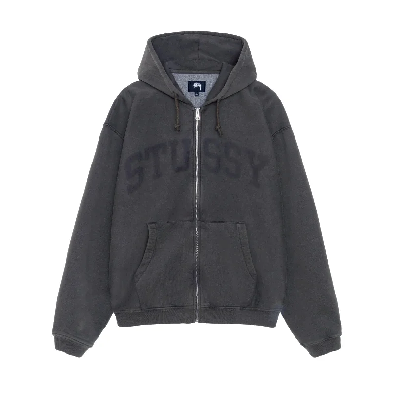Smart Casuals Zip Hoodie Faded Graphic