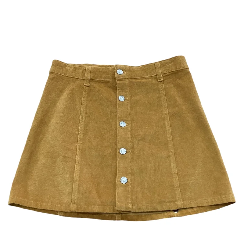 Relaxed Chic Skirt Mini & Short By Celebrity Pink In Yellow, Size: 6