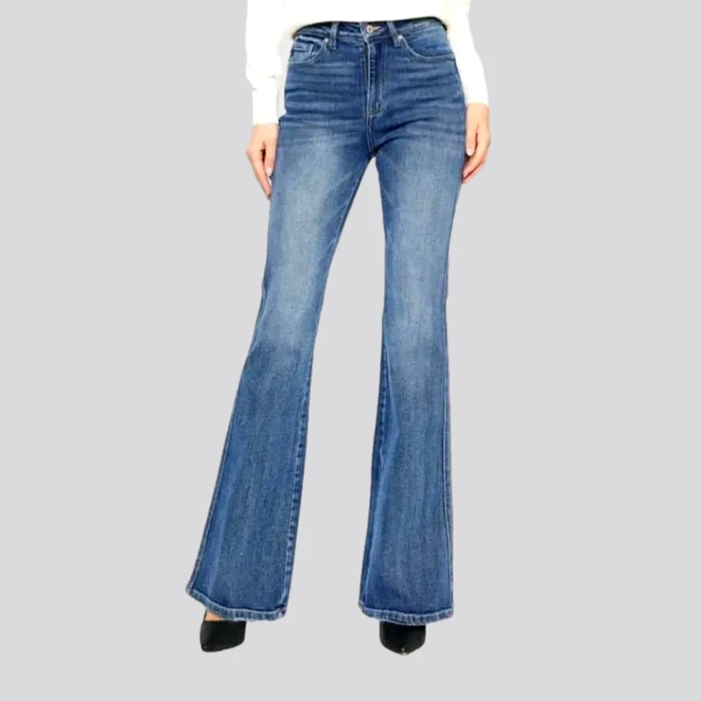 Smart Casuals Flared fashion jeans
 for women