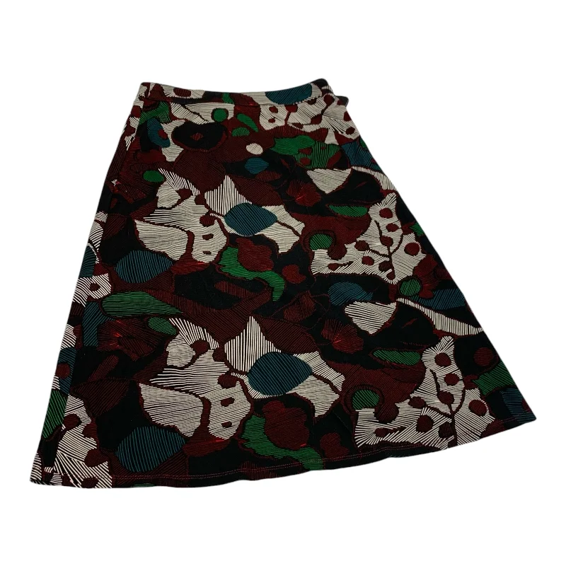 Cozy Dress Skirt Midi By Isla Maude In Green & Red, Size: S
