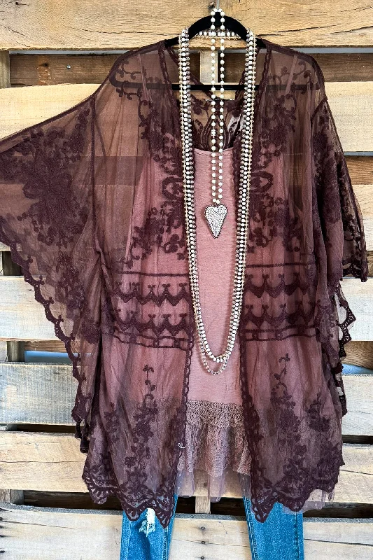 Summer Comfort AHB EXCLUSIVE: Finding Perfection Kimono - Solid Brown