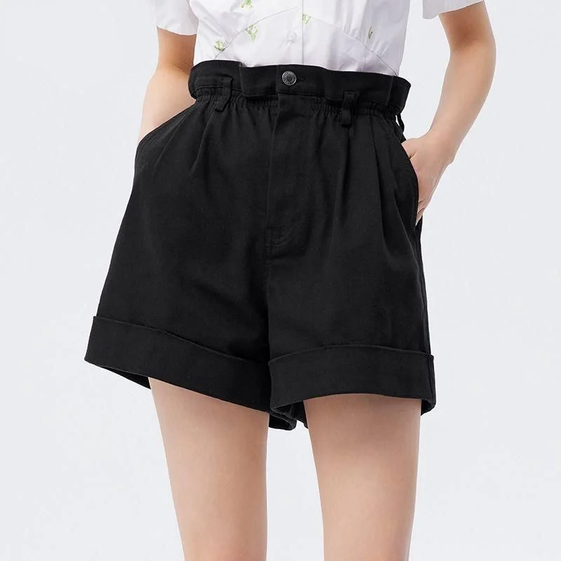 Soft Comfort High-Waist Loose A-Line Casual Shorts for Women