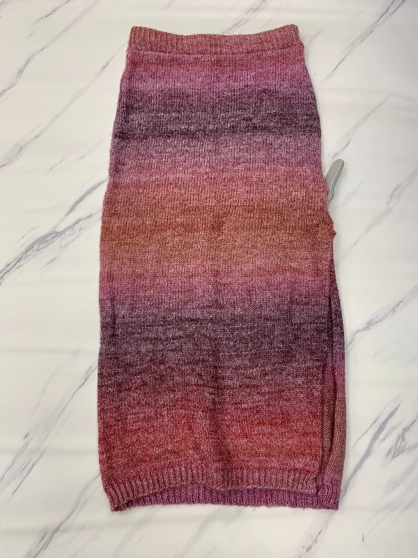 All-Day Comfort Skirt Midi By Cmc In Pink, Size: S