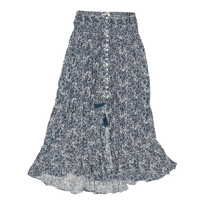 Sports Style Skirt Maxi By Ava Christine In Blue, Size:S