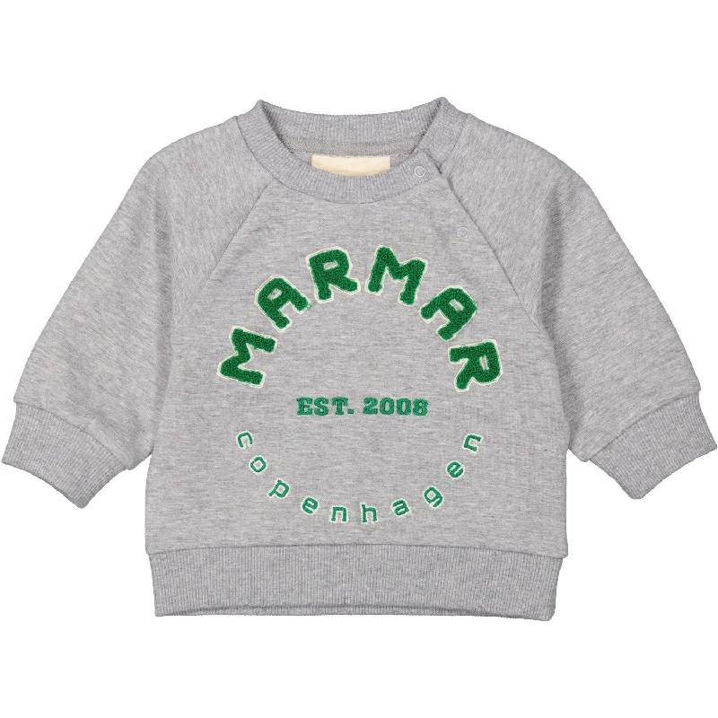 Soft Touch MarMar Double Jersey Green Logo Theos B Sweatshirt