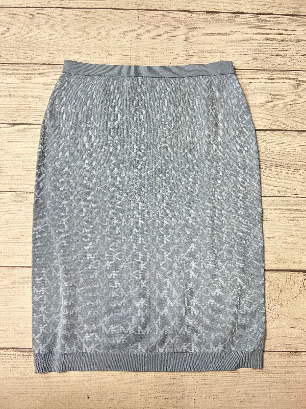 Cozy Fit Wear Skirt Midi By Michael By Michael Kors In Blue, Size: Xl