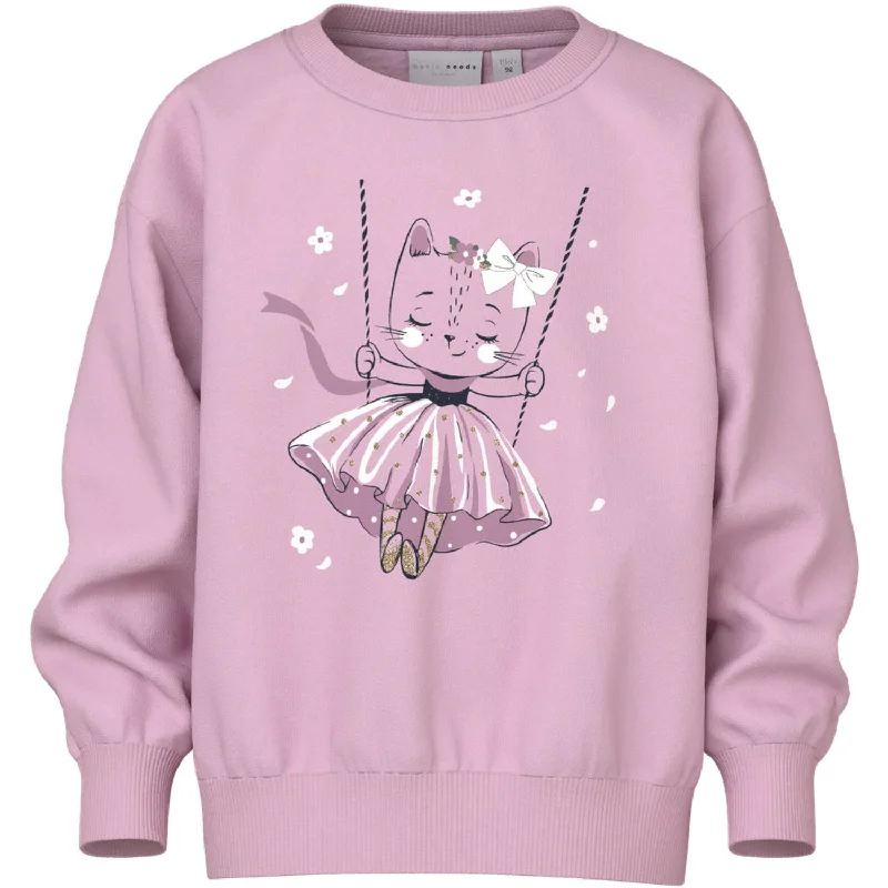 Comfortable Tops Name It Corsage Cat Viloui Sweatshirt