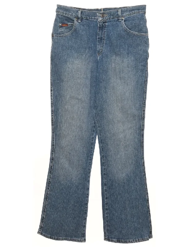 Warm Wear Lee Stone Wash Flared Jeans - W30 L31