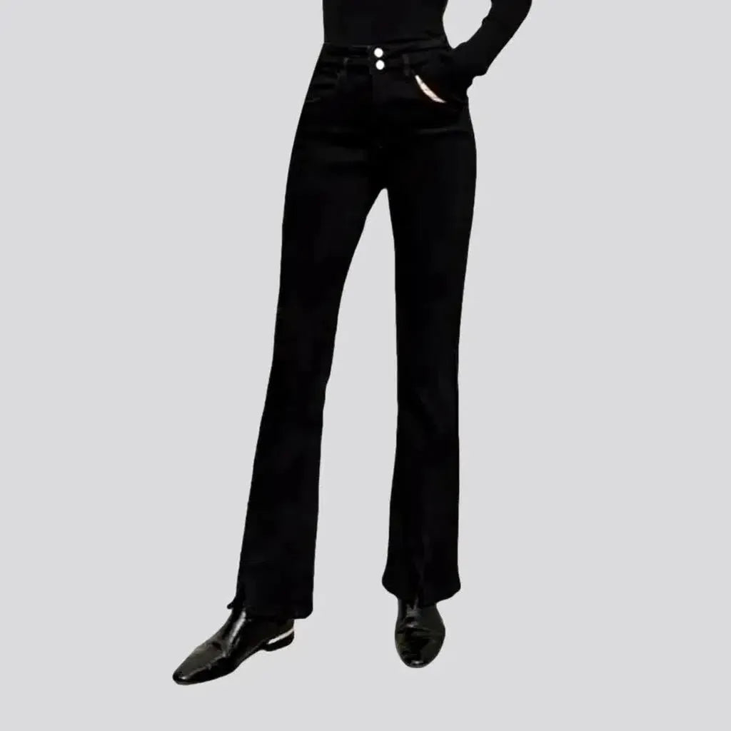 Relaxed Chic Bootcut ankle-length jeans
 for women