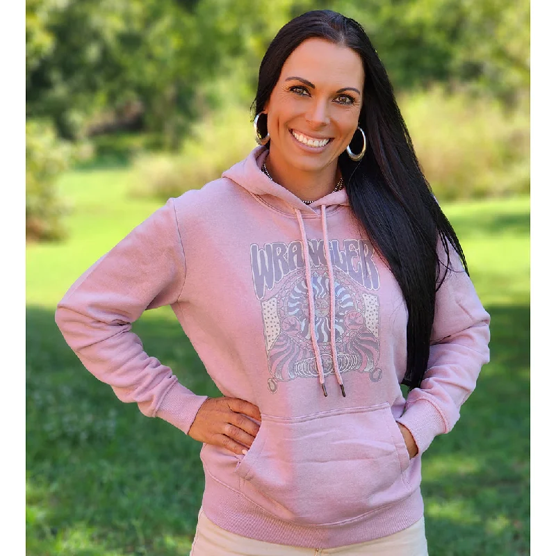 Soft Fashion Wrangler Women's Lilac Graphic Hoodie