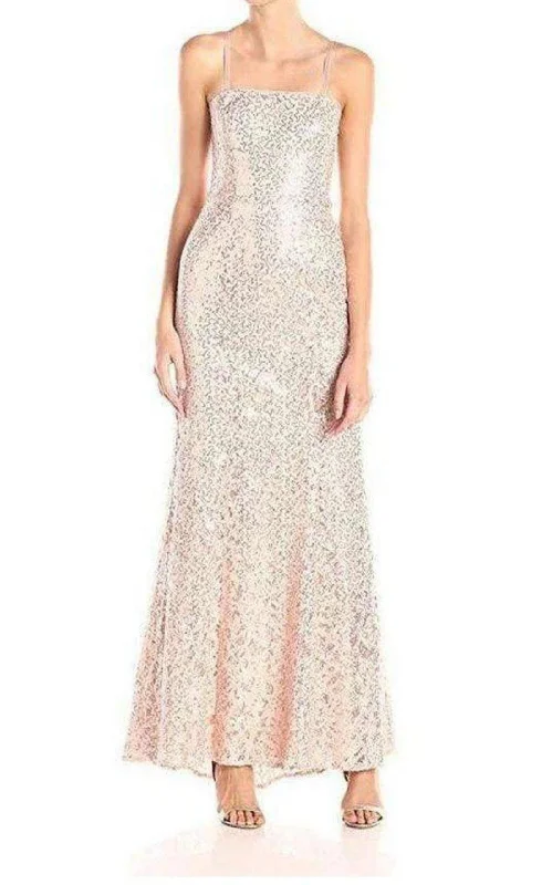 Relaxed Fit Applique Chiffon Sequinned Cutout Dress