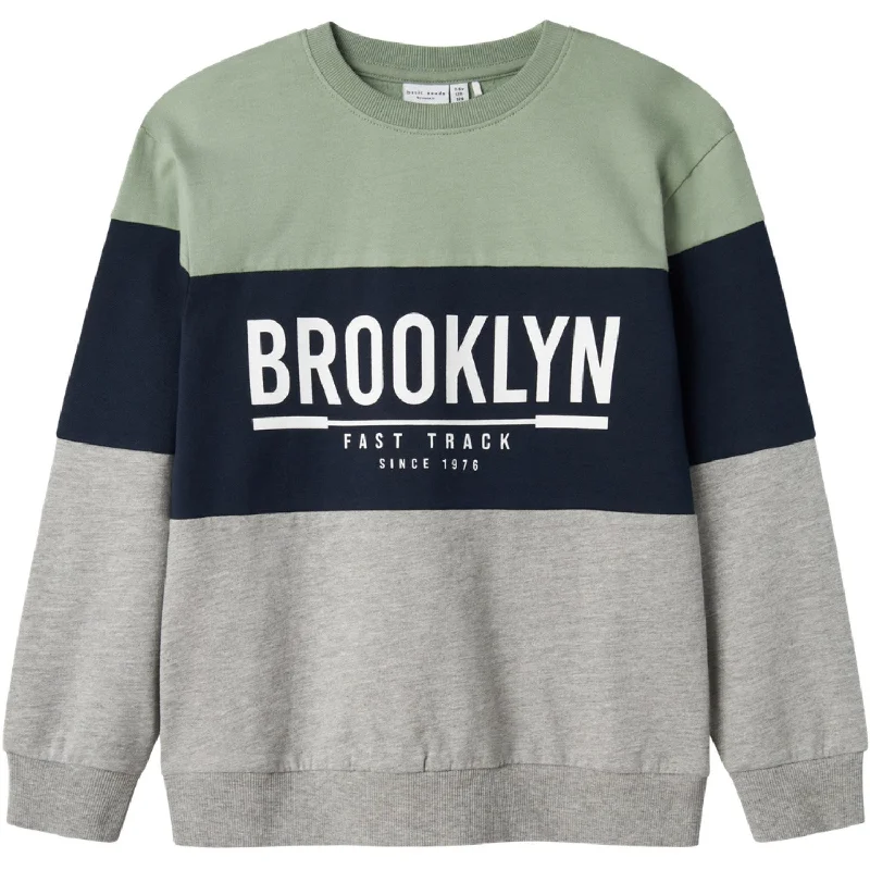 Lounge Chic Name It Dark Sapphire Brooklyn Vemil Sweatshirt