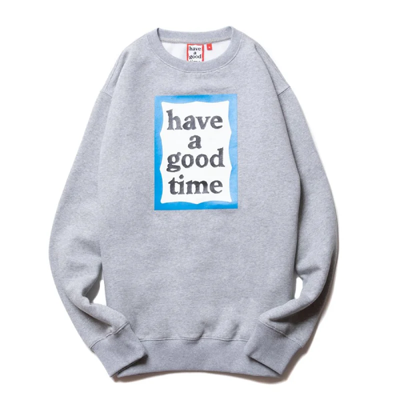 Everyday Comfort Blue Frame Crewneck