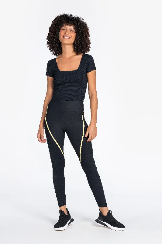 Fashion Comfort Wave Contour Legging