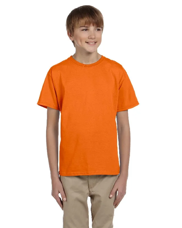 Relaxed Dresses Fruit of the Loom Youth T-Shirt | Tennessee Orange