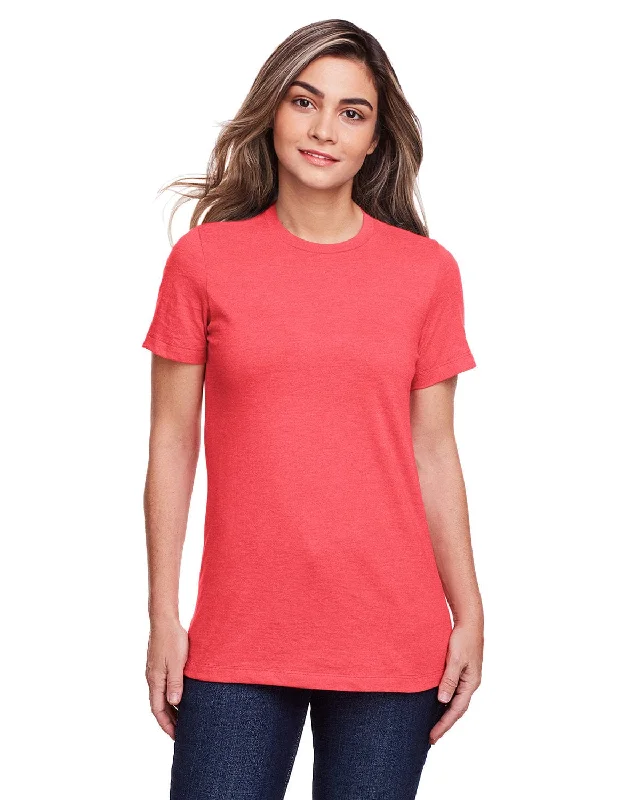 Cozy Dress Gildan Ladies Softstyle CVC T-Shirt | Red Mist