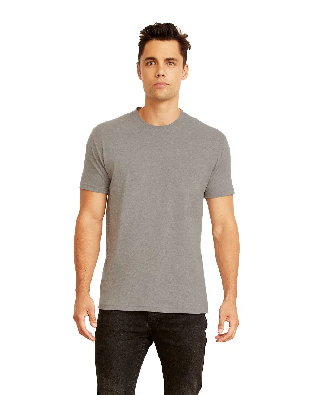 Cozy Shirts Next Level Mens Sueded T-Shirt | Dk Heather Gray