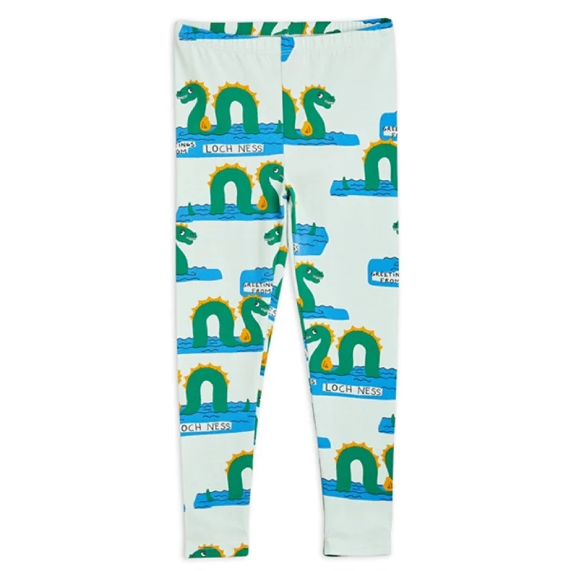 Weekend Style Mini Rodini Green Loch Ness Aop Leggings