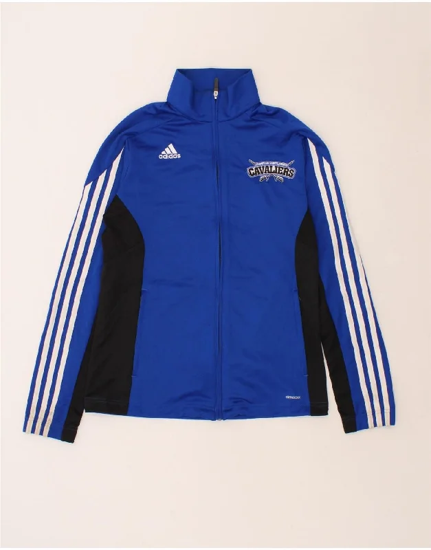 Relaxed Wear ADIDAS Womens Climacool Tracksuit Top Jacket UK 12/14 Medium Blue
