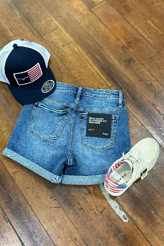 Sports Style Beau High Rise Short by Silver Jeans