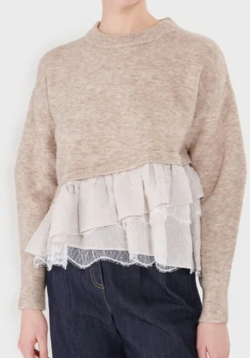 Layered Style Cinq a Sept atlas pullover