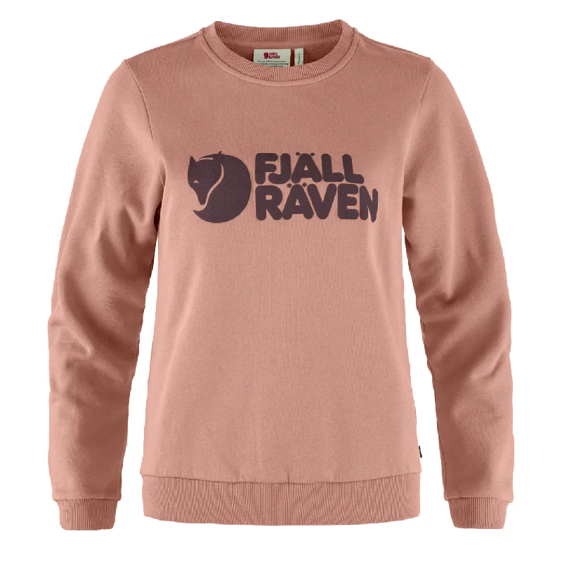 Weekend Wear Fjallraven Womens Logo Sweater Dusty Rose / Port