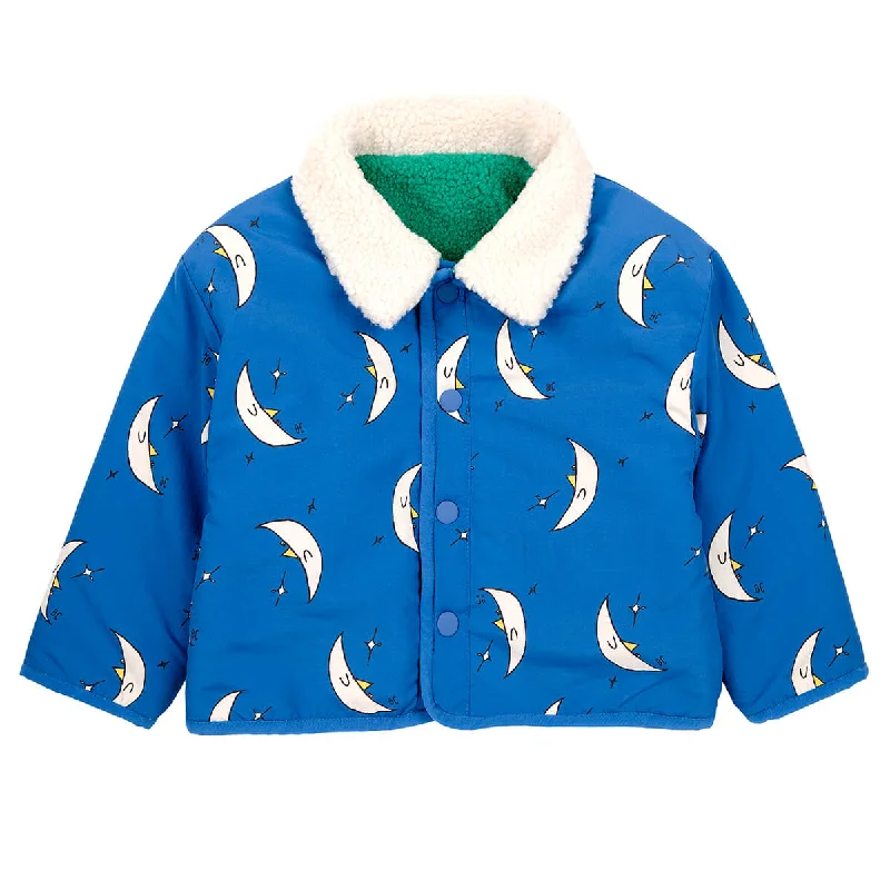 Cozy Shirts Beneath The Moon Reversible Baby Jacket by Bobo Choses