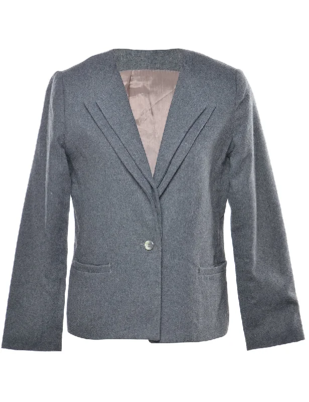 Cozy Shirts Dark Grey Blazer - L