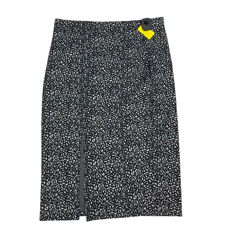 Chic Lounge Skirt Midi By Not Your Daughters Jeans In Grey, Size: M