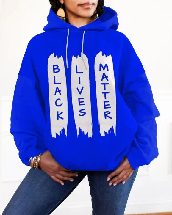 Smart Comfort Black Lives Matter Women Long-sleeved Hoodie