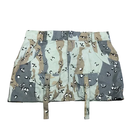 Fashion Comfort Skirt Mini & Short By Pretty Little Thing In Camouflage Print, Size: 10