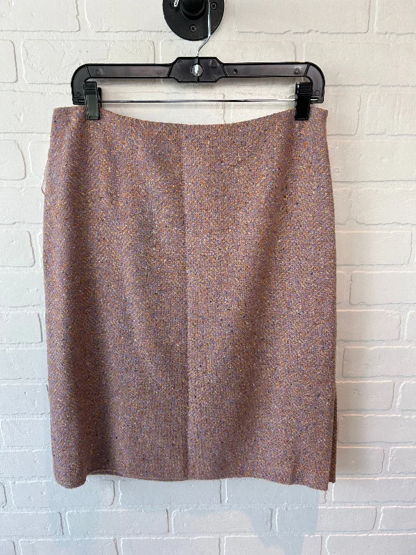 Easy Chic Skirt Mini & Short By Linda Allard In Pink & Purple, Size: 12