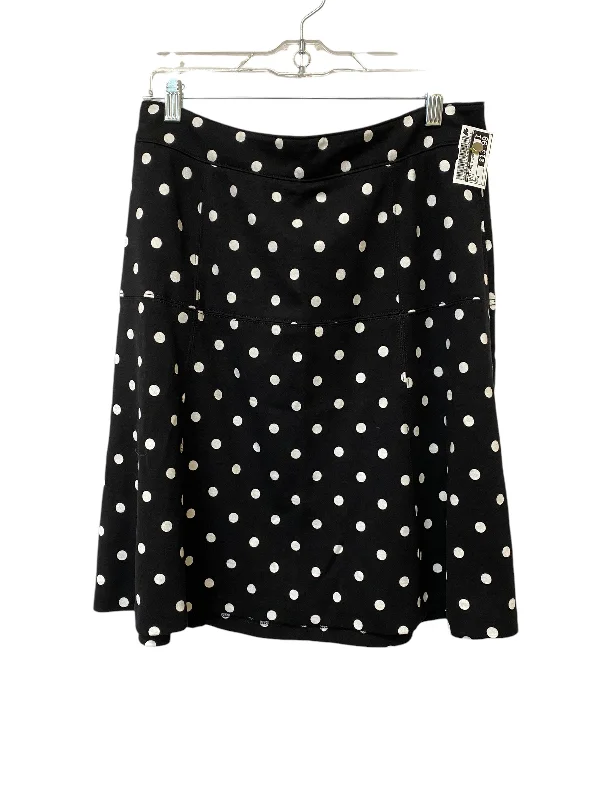 Cozy Fit Wear Skirt Mini & Short By Ann Taylor In Black, Size: 6