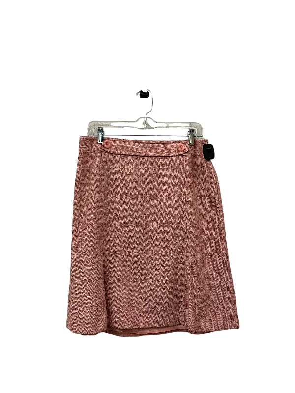 Effortless Dressing Skirt Mini & Short By Loft In Orange, Size: 10