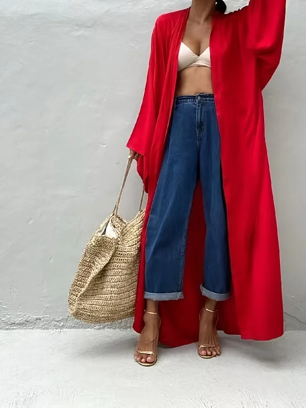 Cozy Sweaters Loose Long Sleeve Beach Cover Up