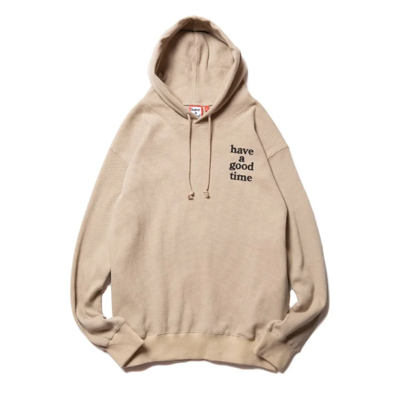 All-Day Comfort Logo Thermal Pullover Hoodie