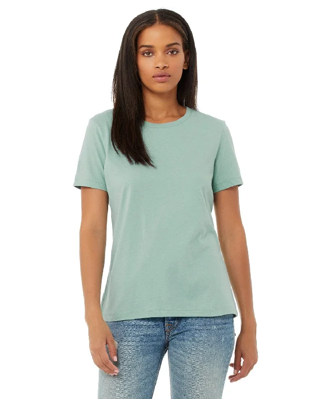 Effortless Elegance Bella+Canvas Ladies Relaxed Short Sleeve Jersey T-Shirt | Dusty Blue