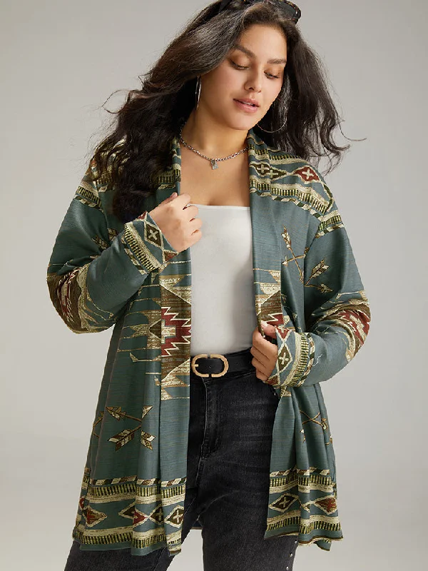 Comfortable Jackets Supersoft Essentials Bandana Open Front Kimono