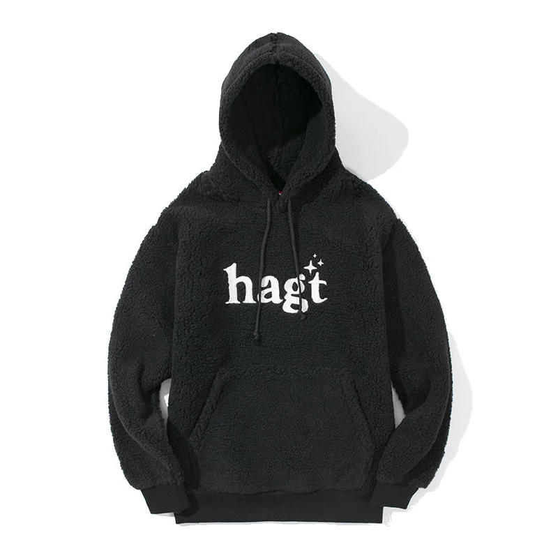 Comfortable Tops HAGT Fleece Pullover Hoodie