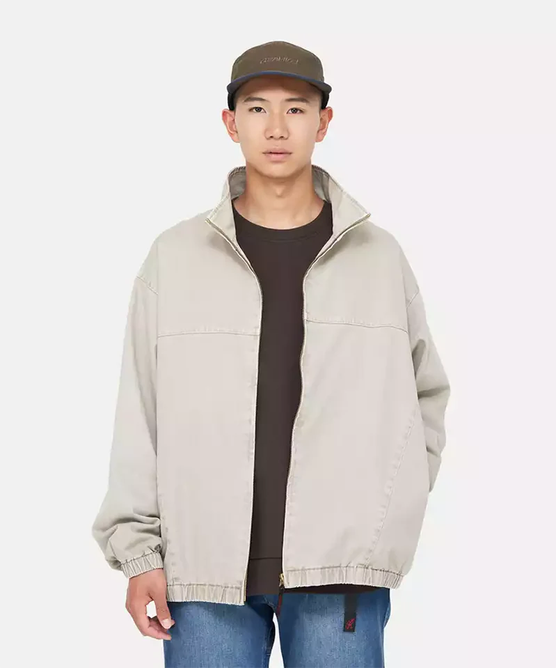 Casual Wear Gramicci Pigment Oat Twill Oversized Around Jacket