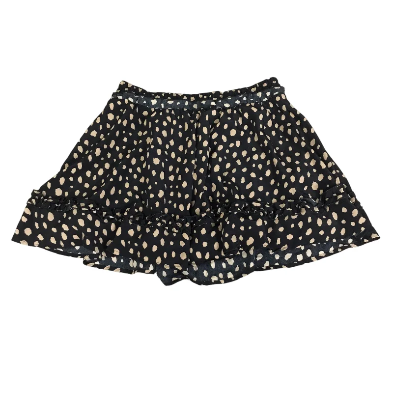 Cozy Pants Skirt Mini & Short By Altard State In Black Tan, Size: M