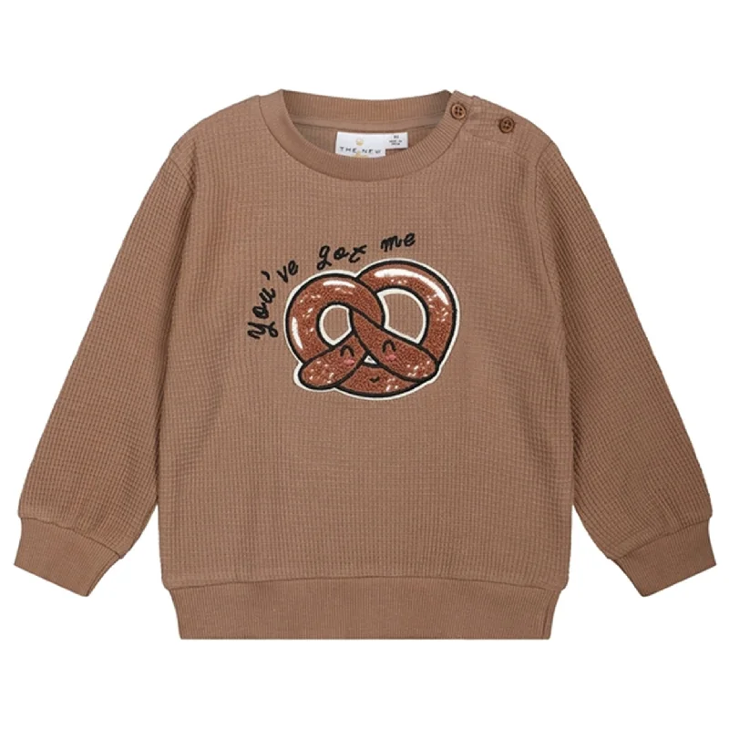 Versatile Style THE NEW Siblings Ginger snap Hilmo Waffle Sweatshirt