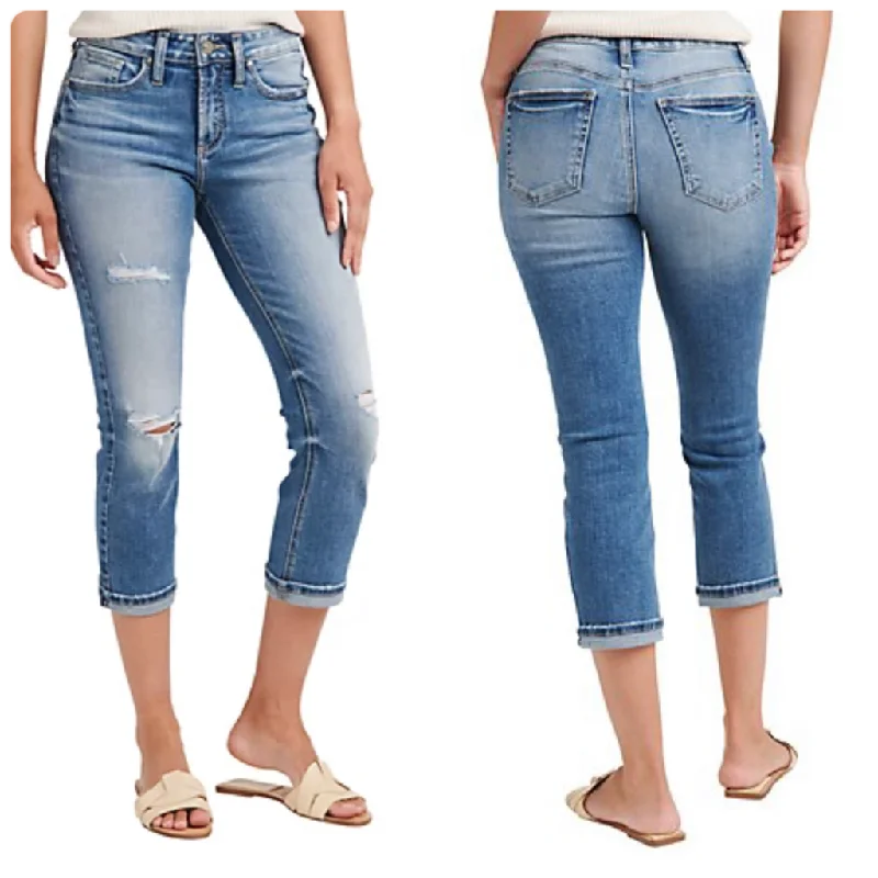 Cozy Look Silver Suki Mid Rise Capi