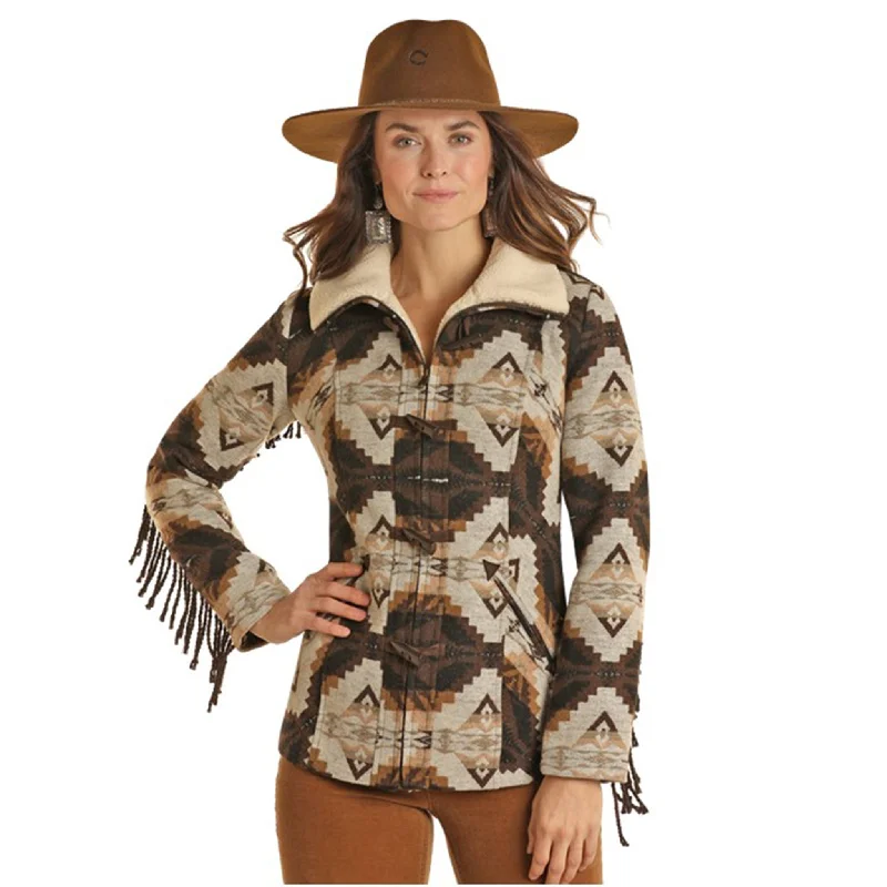 Advanced Design Powder River Women's Aztec Wool Coat